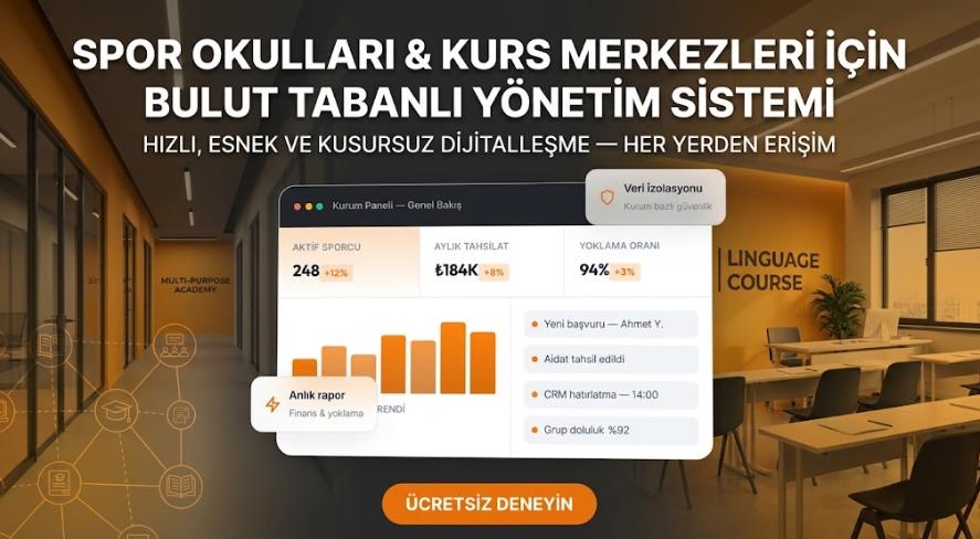 Modernleşen Eğitim Kurumlarında Kurs Yönetim Sistemleri İçin Yenilikçi Çözümler