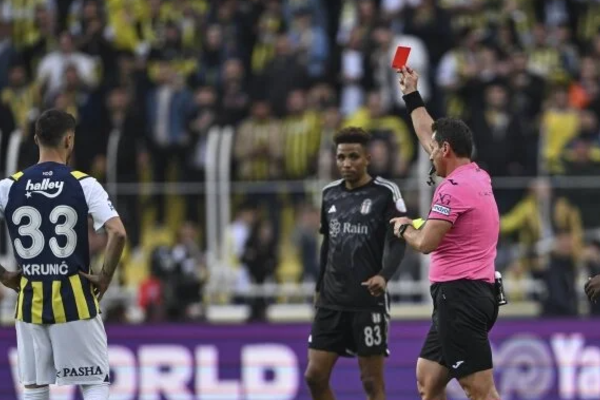 TFF açıkladı!  İşte F.Bahçe-Beşiktaş derbisindeki kırmızı kartın VAR raporu!  “Bileğe dikkat edin” Süper alaşım