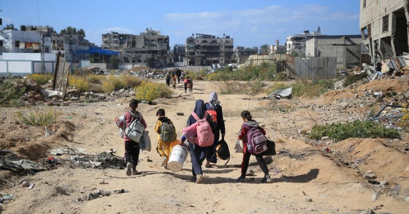 C: İsrail yangını kırdıktan sonra Gazze’de yaklaşık 400 bin kişi yerinden edildi