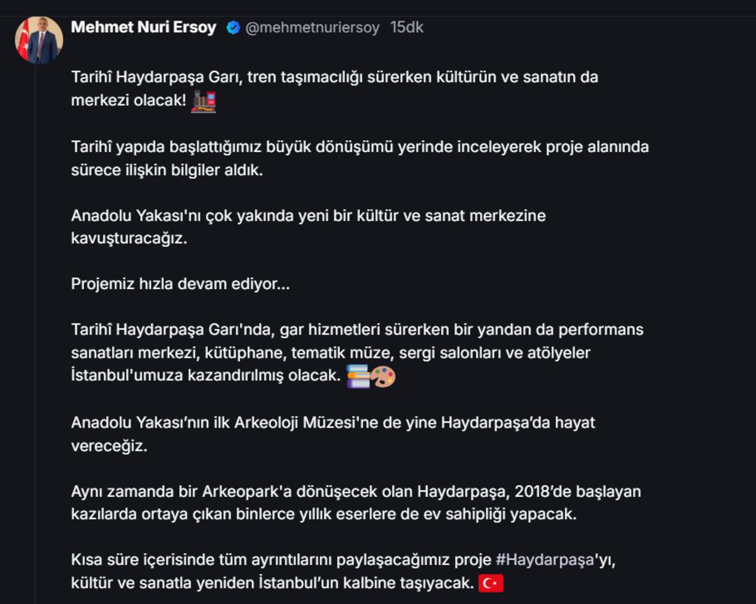 Haydarpaşa'nın Tarihi Tren İstasyonu, Anatya Tarafının Yeni Kültür ve Sanat Merkezine Dönüştürülecek 3