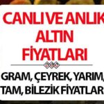 ALTIN FİYATLARI SON DURUM 13 EYLÜL CANLI: Altının yükselişi ne kadar sürecek?…Gram altın ve çeyrek altın ne kadar?