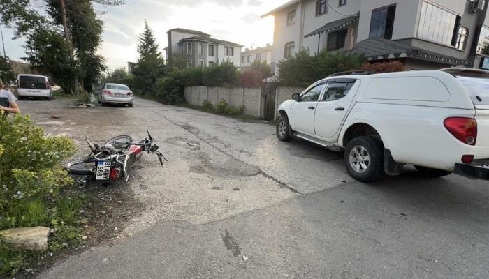 Düzce’de motosiklet kamyonete çarptı: 2 lise öğrencisi ağır yaralı