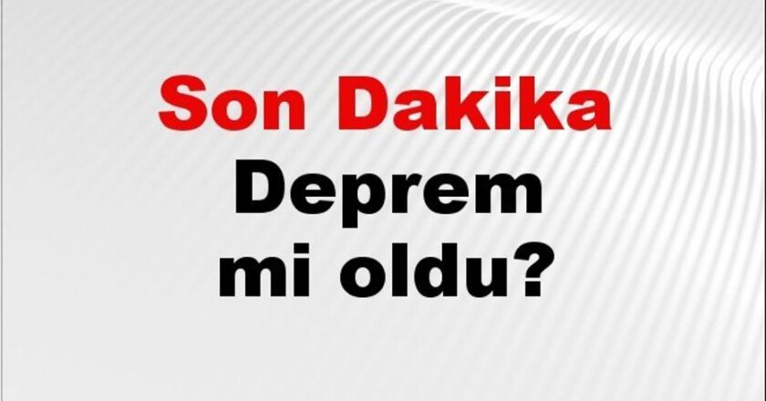 Adana’da Deprem Alarmı! Kandilli ve AFAD’dan Son Bilgiler 9 Aralık 2025