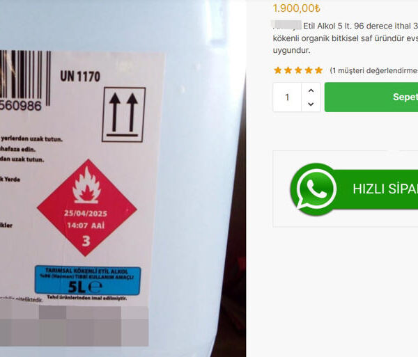 İnternetten Satın Alınan Bidon Alkol, Pet Şişede Tehlike Saçıyor!